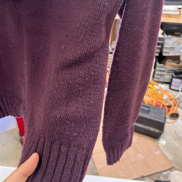 Splendid Ford Hoodie Sweater - Purple Wool Blend - Picture 12 of 12